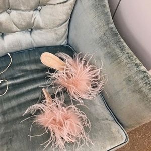 Brother Vellies- Blush Palms Pump